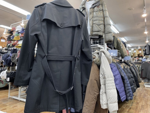 メンズ　トレンチコート　ライナー付シングルトレンチｺｰﾄのBURBERRY　バーバリー