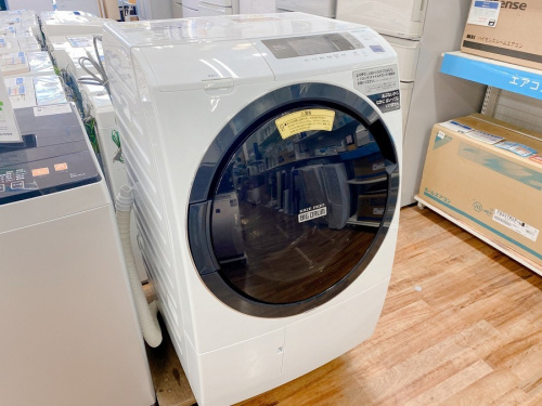 生活家電の洗濯乾燥機