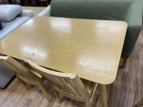 ニトリ　家具　ダイニングセットのソファダイニング　4点セット　　中古