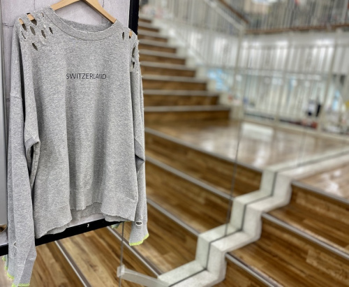 stein シュタインのメンズ　ダメージスウェット