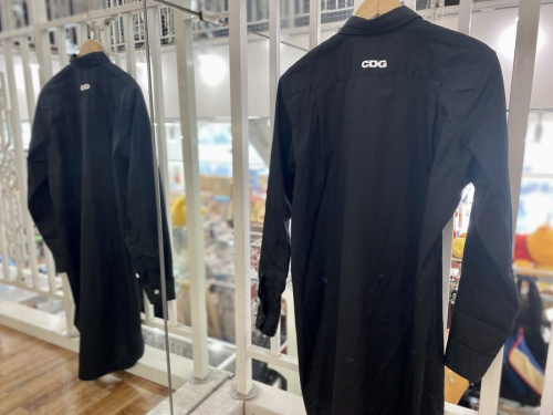 CDGのバックロゴロングシャツ