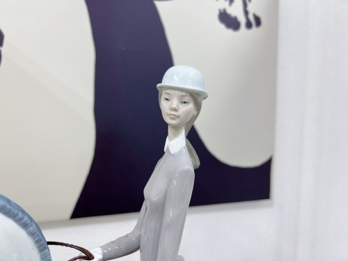 ため息の出るような美しさ】LLADRO(リヤドロ)白い馬の少女をご