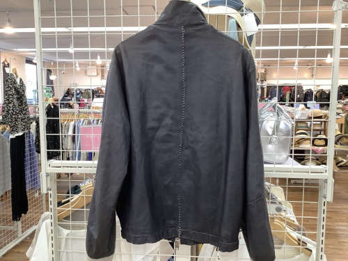 レザージャケットの古着市川