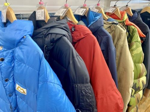 ダウンジャケットの買取強化