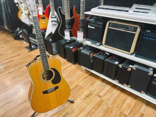 中古楽器店のギター