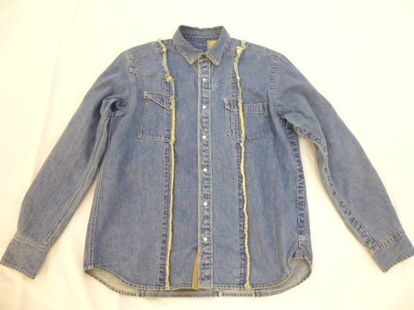 sacai サカイ カジュアルシャツ 1(S位) 青(デニム) 【古着】