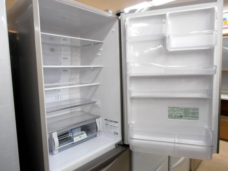 HITACHI3ドア冷蔵庫　R-K370EV R-K370EV：日立の家電品