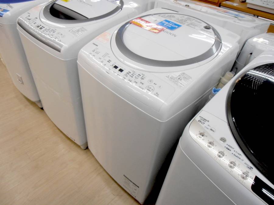 TOSHIBA(東芝)の8.0kg縦型洗濯乾燥機「AW-8V6」をご紹介！！ [2018.10.21発行]｜リサイクルショップ トレジャー