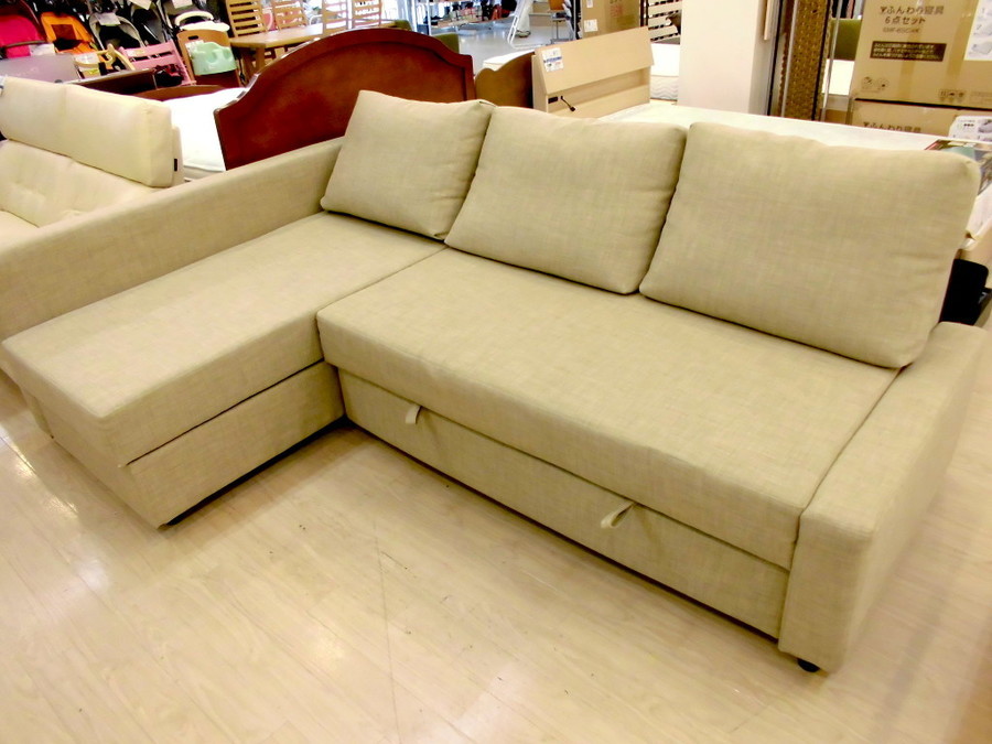 収納付き IKEAのカウチソファー