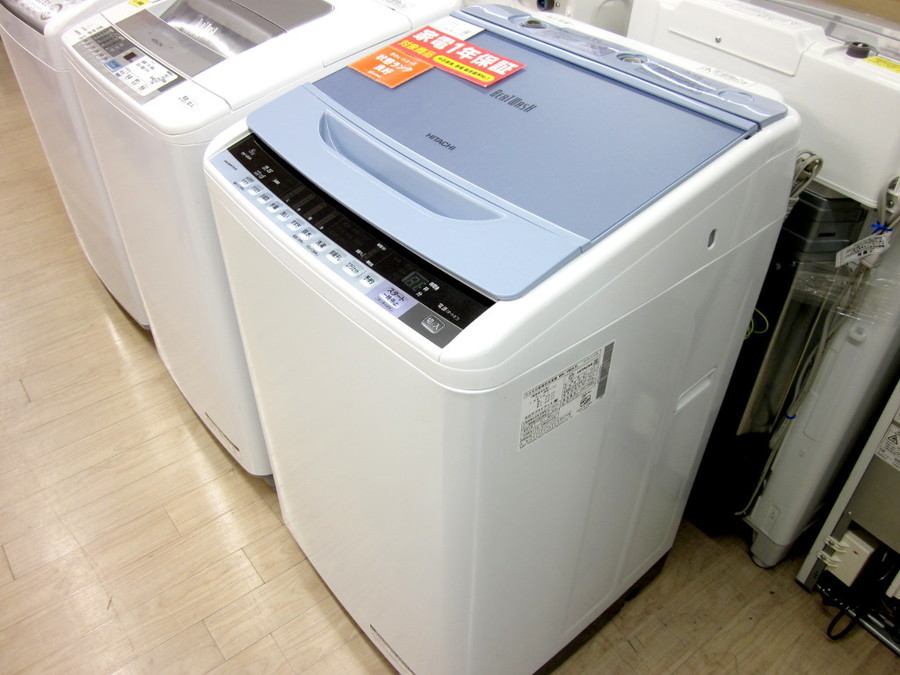 HITACHI(日立)の8.0kg全自動洗濯機「BW-V80A」をご紹介！！！ [2019.05.14発行]｜リサイクルショップ トレジャー