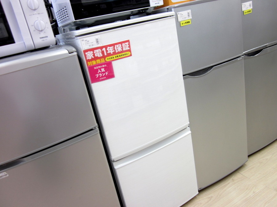 SHARP 中古 LB-SJD14AW 冷蔵庫 137L シャープ SJ-D14A-W ボトム