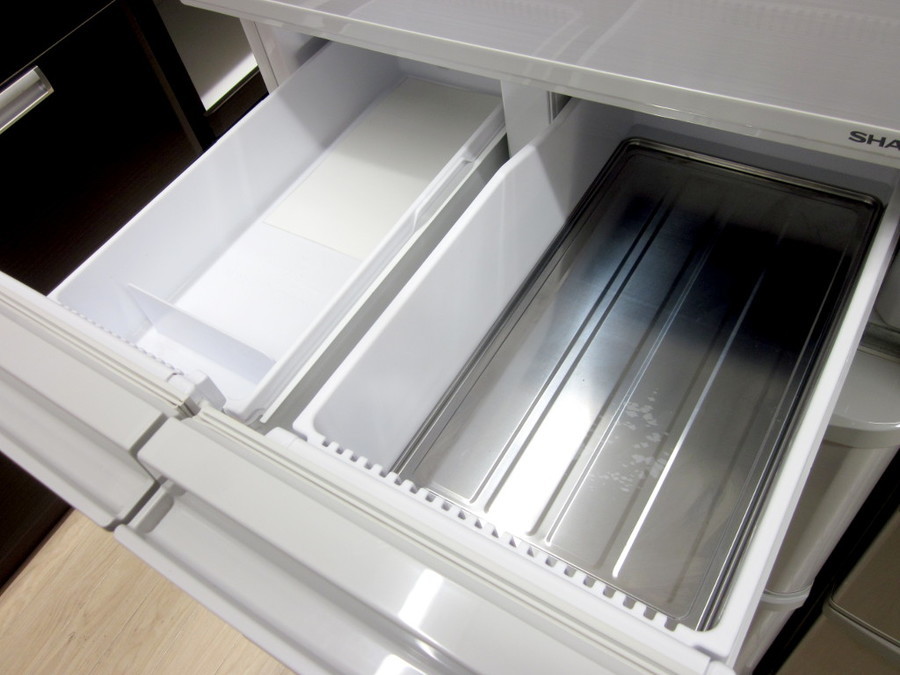 SHARP(シャープ)の424L 5ドア冷蔵庫 2014年製「SJ-PW42Y-S