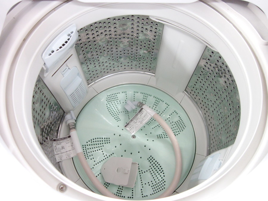 日立 中古 洗濯機 2〜3人分 8.0kg コンパクト エアジェット乾燥