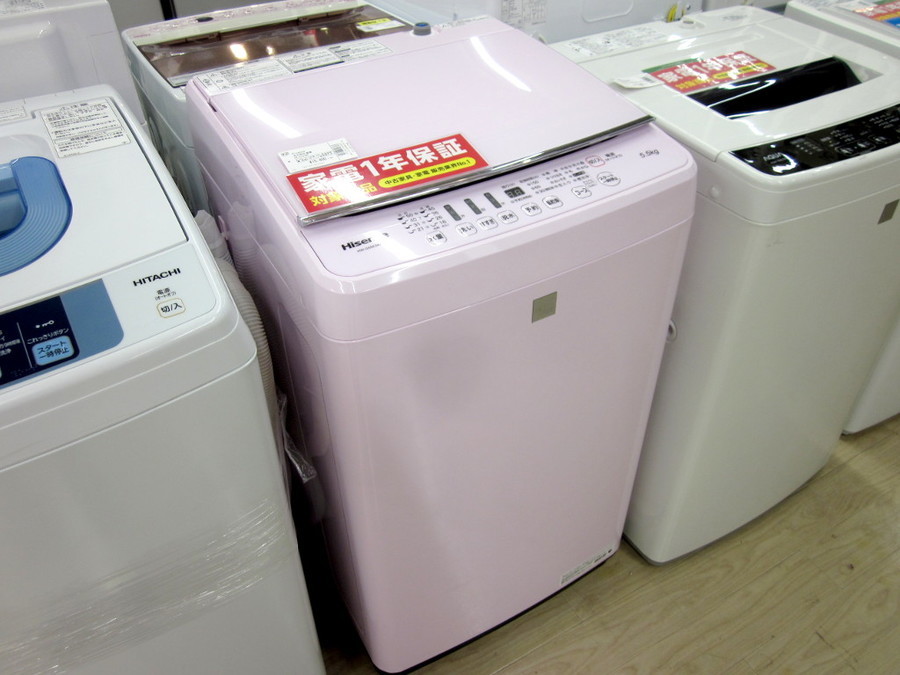 Hisense(ハイセンス)の5.5kg 全自動洗濯機 2018年製「HW-G55E5KP」 [2020.01.09発行]｜リサイクルショップ
