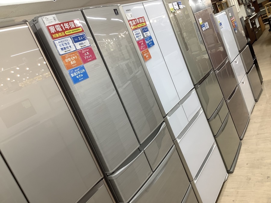 安心の1年保証付！2019年製 SHARP(シャープ)の6ドア冷蔵庫「SJ-F462E-S