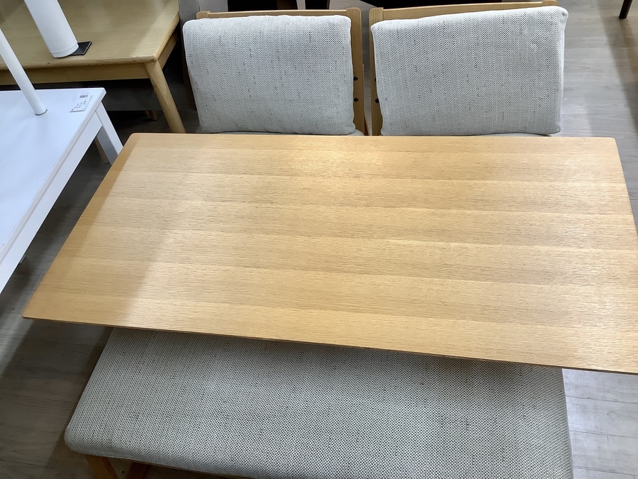 無印良品のベンチダイニング4点セットをご紹介！【名古屋徳重店