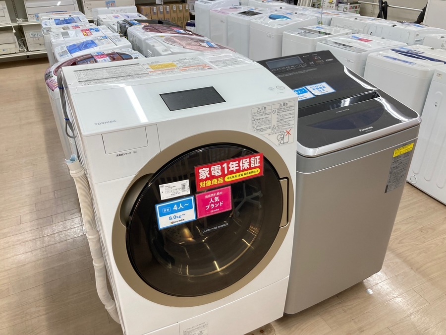 新生活応援！ TOSHIBA（東芝）12.0kg ドラム式洗濯乾燥機入荷