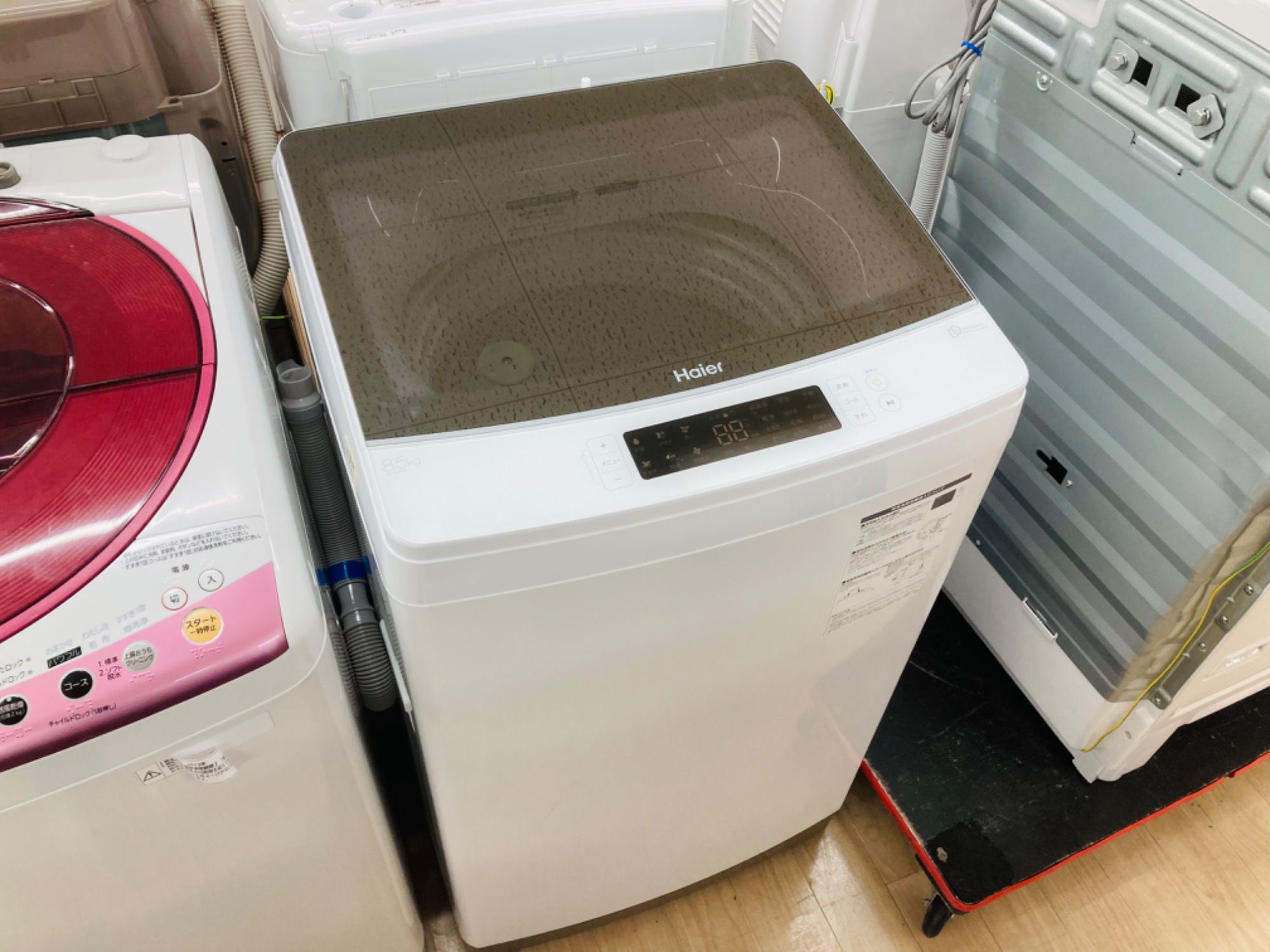 地域限定配送無料✨ハイアール　洗剤自動投入　JW-KD85A 2022年 Amazon | ハイアール(Haier) 洗濯機 全自動 液体洗剤自動投入 縦