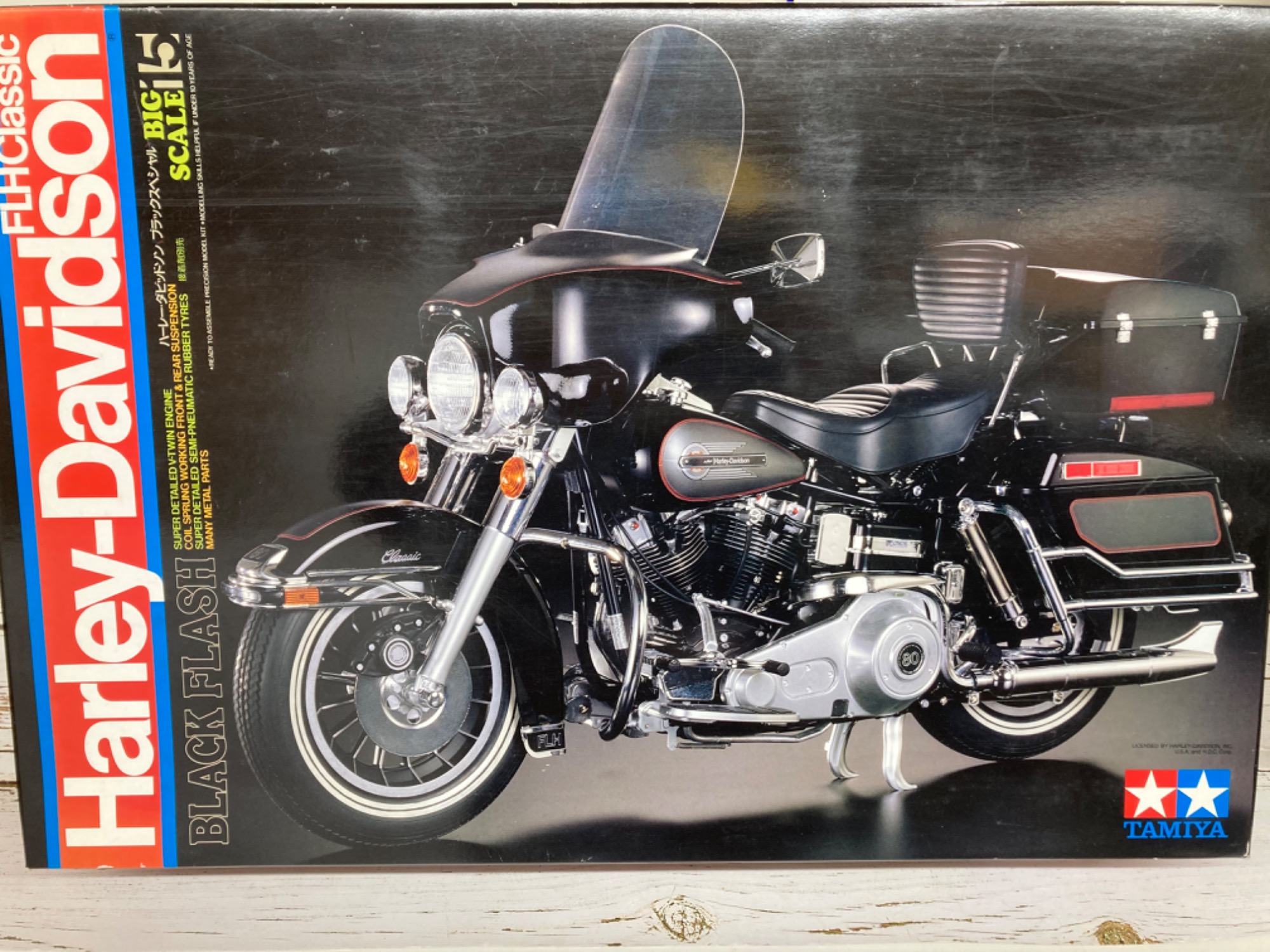 純正❗️ 世界限定❗️ ハーレーダビットソン　オフィシャル　1950s TOY TAMIYA / タミヤ】1/6スケール ハーレーダビッドソン ブラック