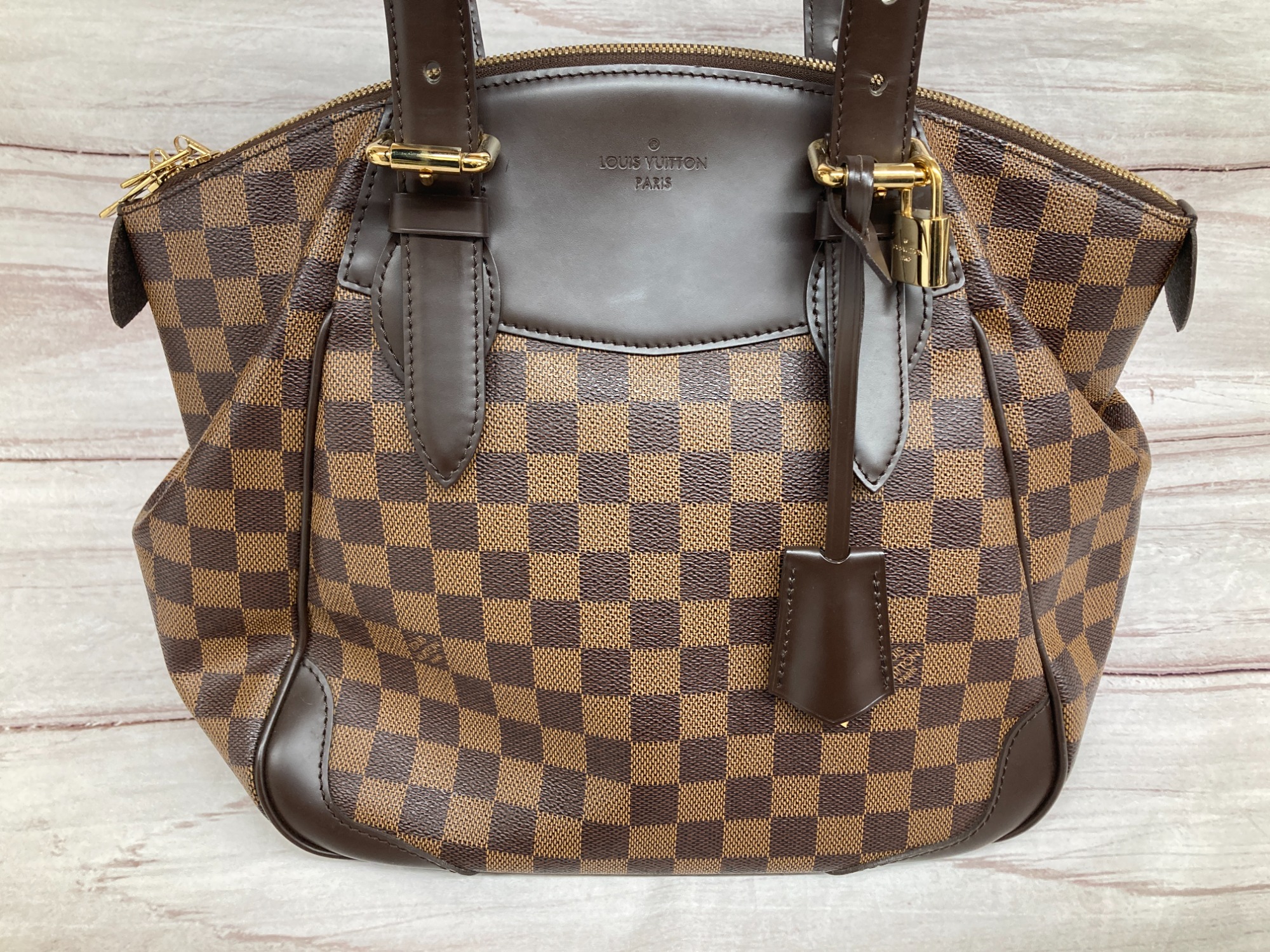 ルイ・ヴィトン LOUIS VUITTON ヴェローナGM N41119 ブラウン　ゴールド金具 ダミエ ユニセックス ショルダーバッグ LOUIS VUITTON - ルイ・ヴィトン LOUIS VUITTON ヴァローナGM N41119