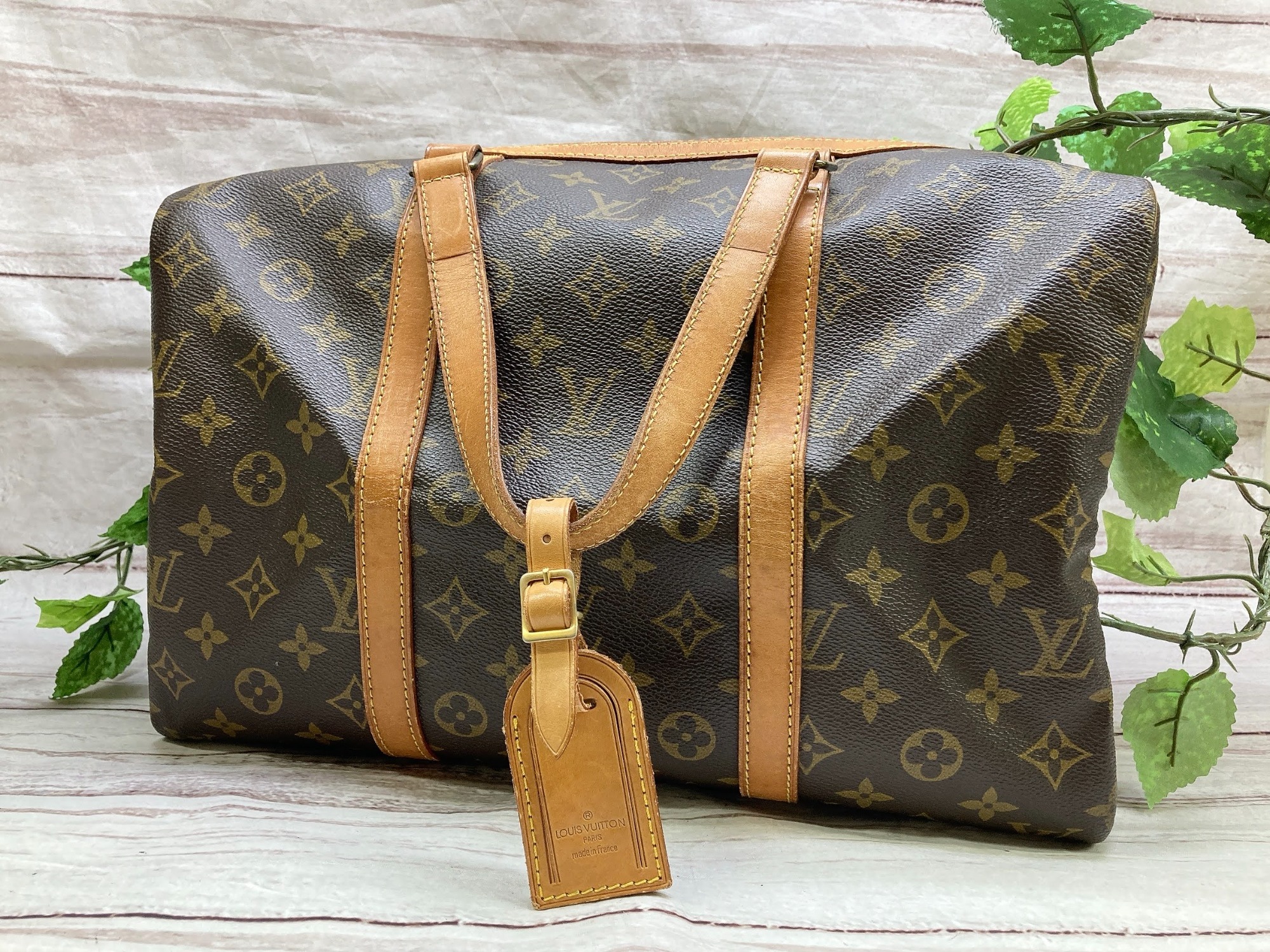 LOUIS VUITTON ボストンバッグ サックスプール35 モノグラム LOUIS VUITTON ボストンバッグ モノグラム サックスプール35