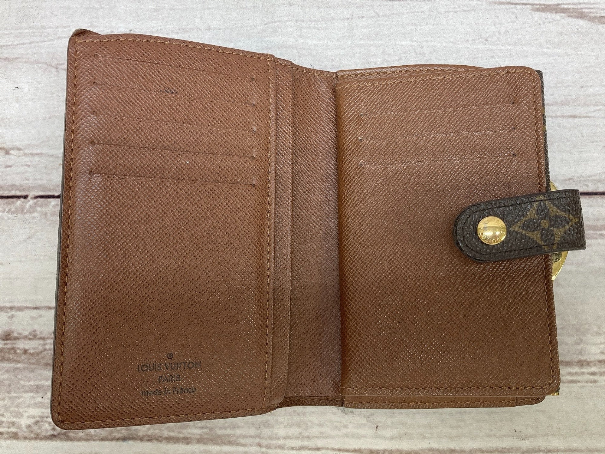 Louis Vuitton モノグラム がま口財布 LOUIS VUITTON ルイ・ヴィトン がま口財布 二つ折り
