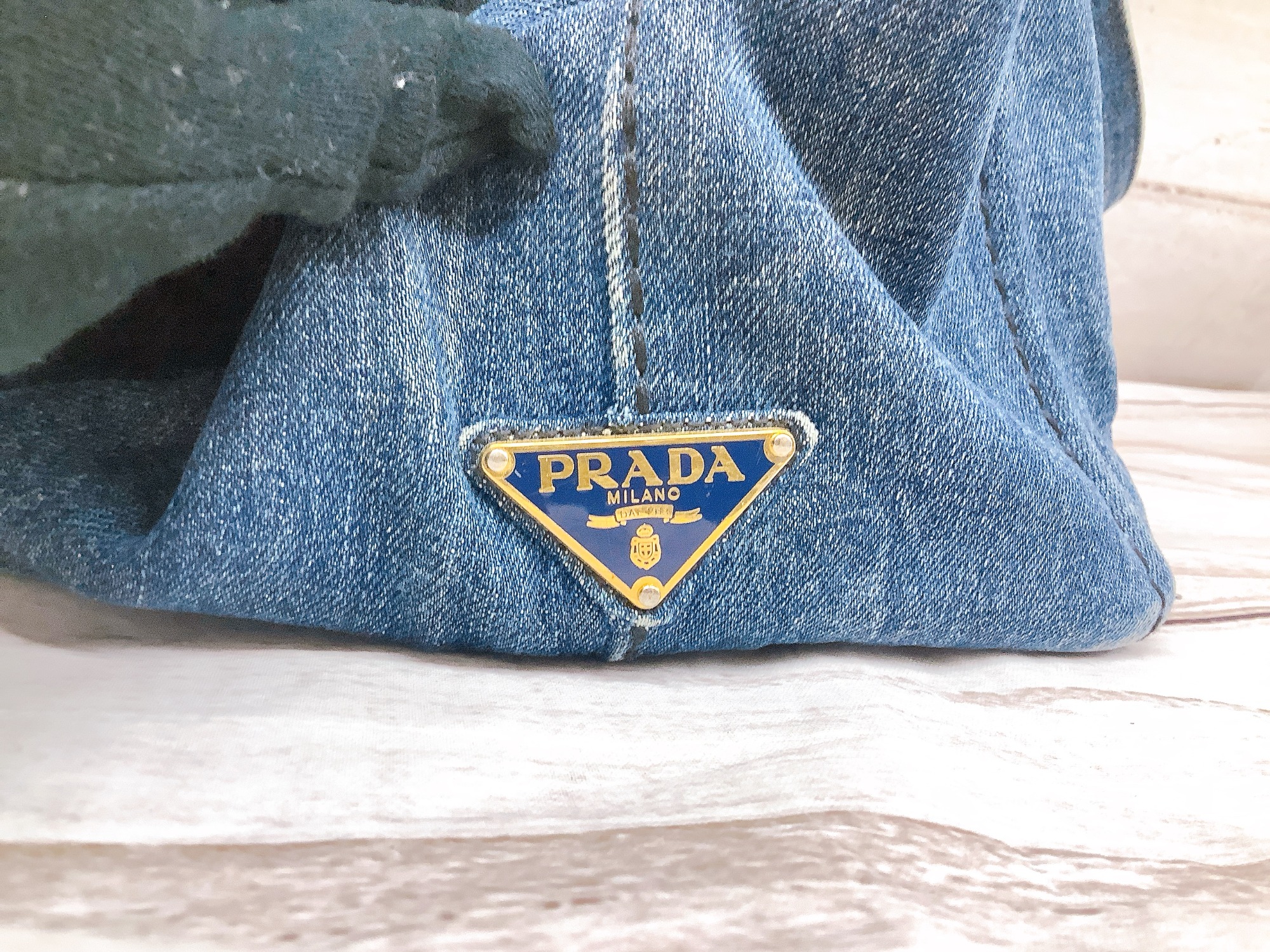 PRADA/プラダ】 デニムトートバッグ