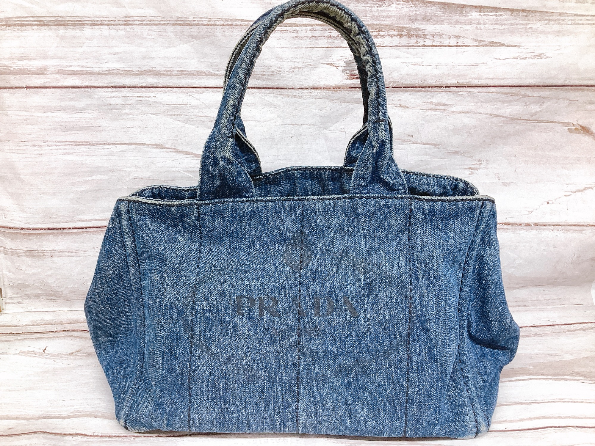 PRADA/プラダ】 デニムトートバッグ