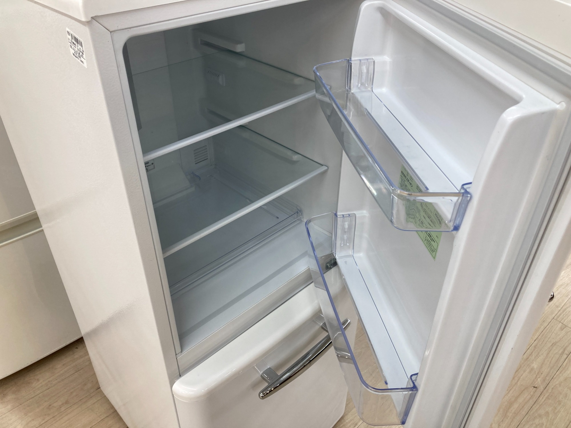 冷蔵庫 エディオン ANG-RE151-B1(G) 2022年製 e angleレトロ調 冷蔵庫 ANG-RE151-B1 エディオン d2520 - メルカリ