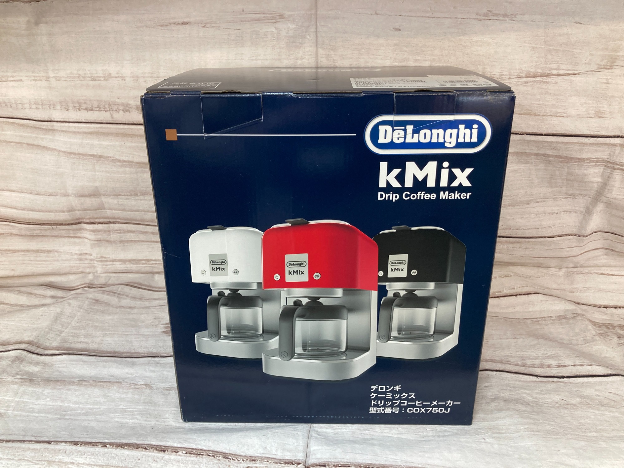 DeLonghi kMix ドリップコーヒーメーカー ホワイト CMB6-WH デロンギ