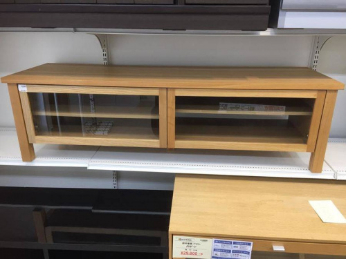ローボードの無印良品