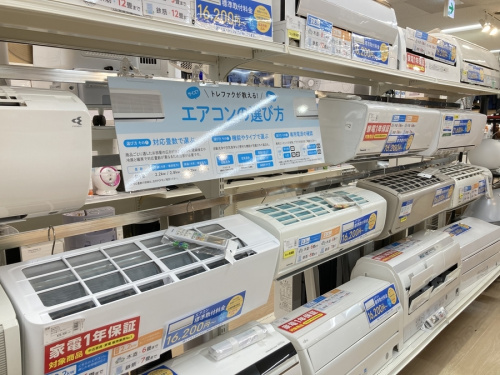 季節家電のエアコン