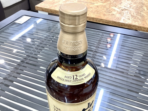 山崎 12年 シングルモルトウイスキー　引っ越し整理　お得 サントリー 山崎12年 シングルモルト 700ml 箱付き【名古屋徳重