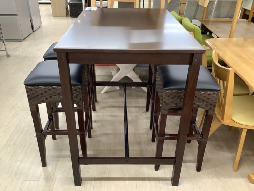 カウンターダイニング5点セットの桜井工業