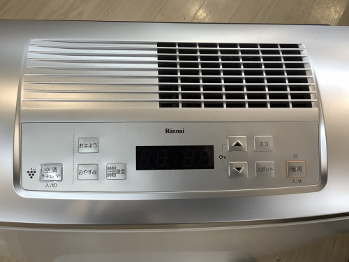 燃焼系暖房器具の都市ガスファンヒーター