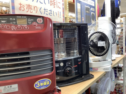 季節家電のストーブ