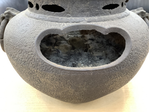 茶釜のサビ・ヨゴレ有