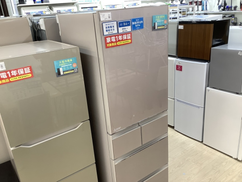 生活家電の冷蔵庫