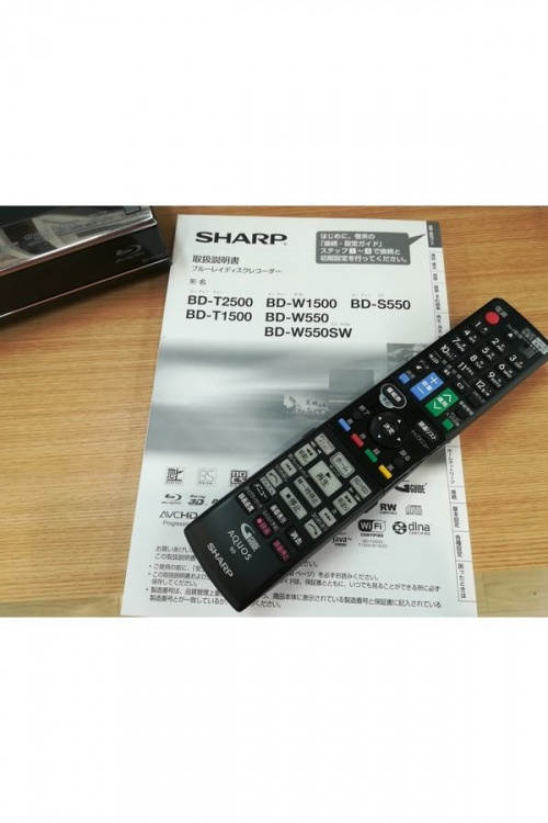 ハードディスクレコーダーのSHARP