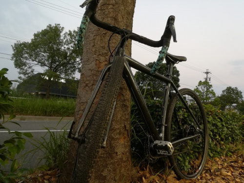 アウトドアの自転車