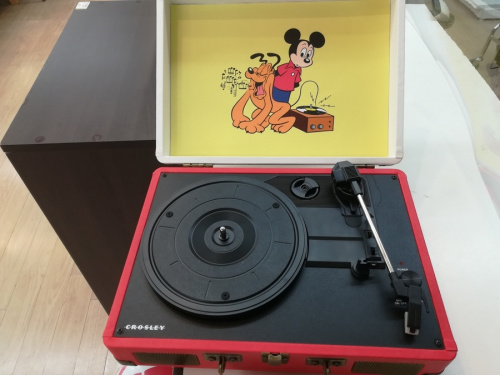 オーディオプレーヤーのレコードプレーヤー