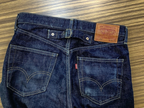 リーバイス 702XX ヴィンテージ 復刻 W34 日本製 赤耳 ビッグE 濃紺 Levi's リーバイス 701XX 日本製復刻 デニム ビッグE 赤耳 W33