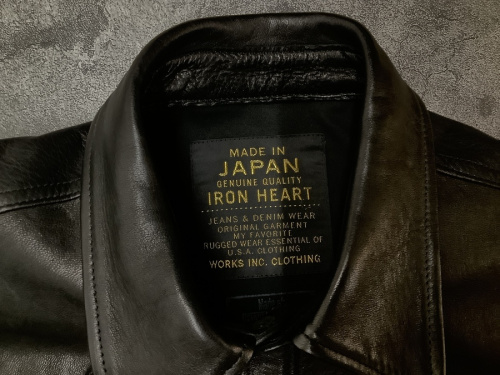 レザージャケットのIRON HEART