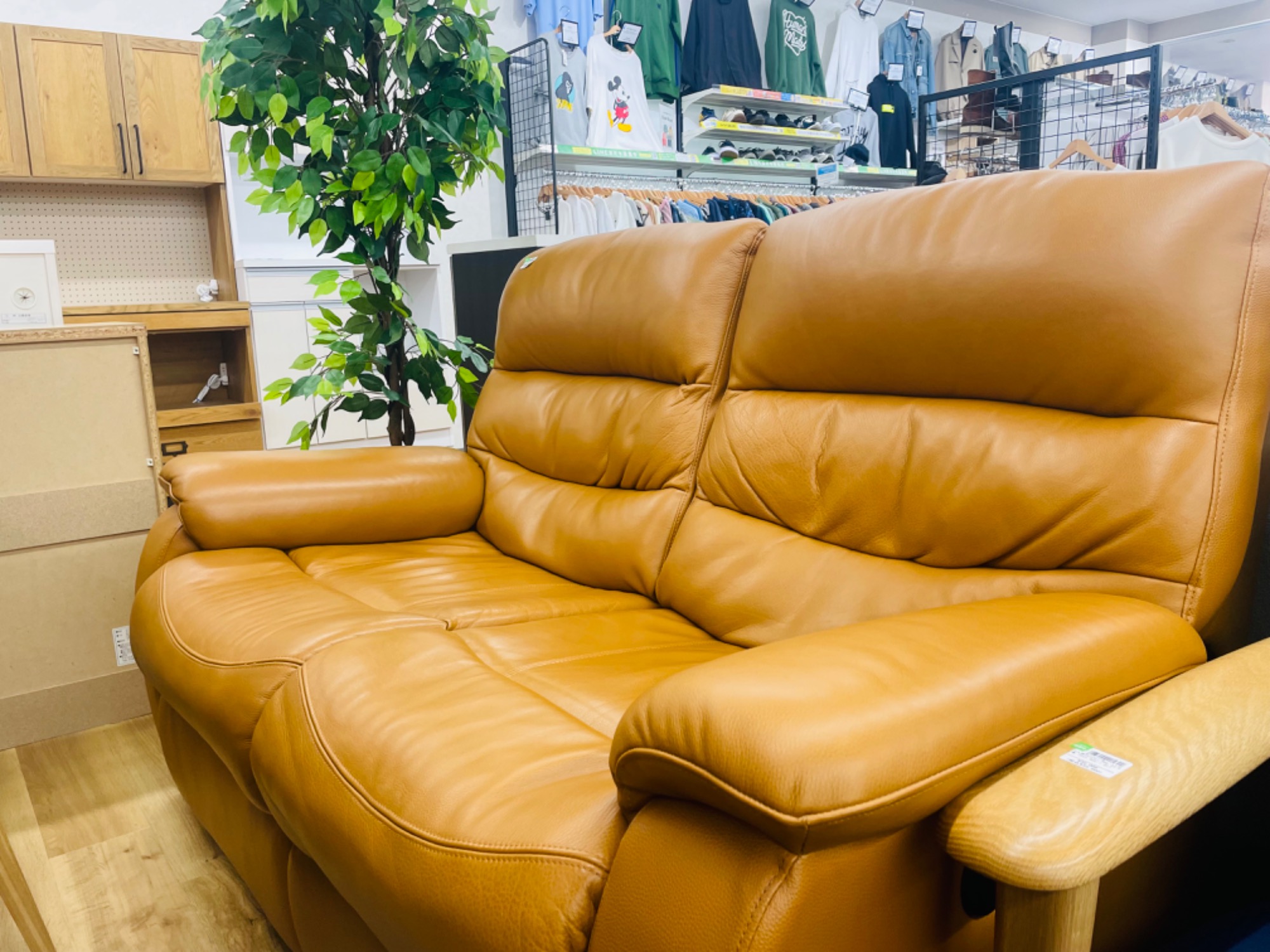 ニトリ 2人掛け電動リクライニングソファー ナツッジコラボ NZ637KD