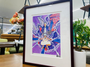 漫画14巻表紙原画！】金色のガッシュベル 雷句誠原画展 ゼオン