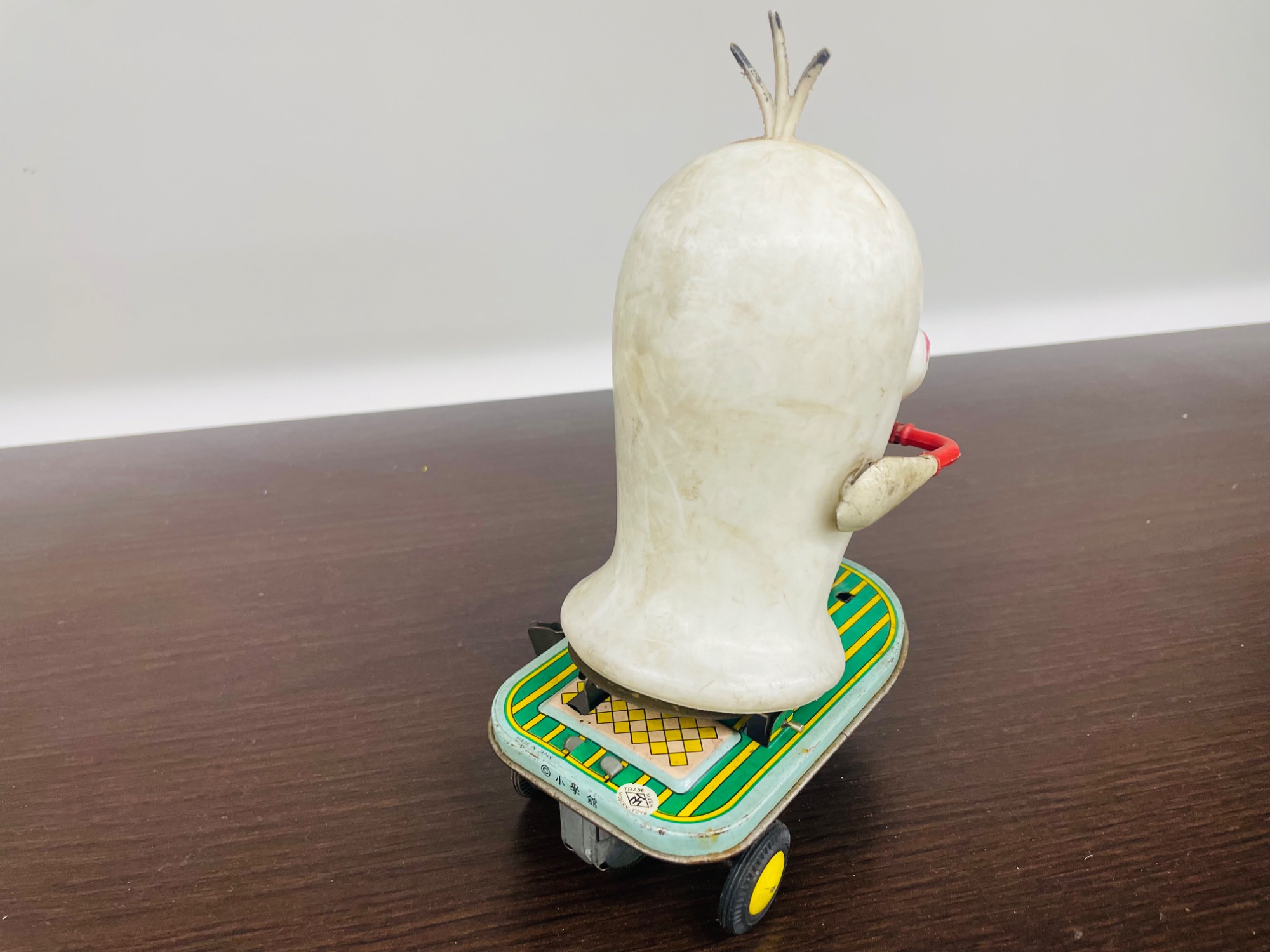 昭和レトロを彩るブリキの逸品】マスダヤ おばQスクーターのご紹介です