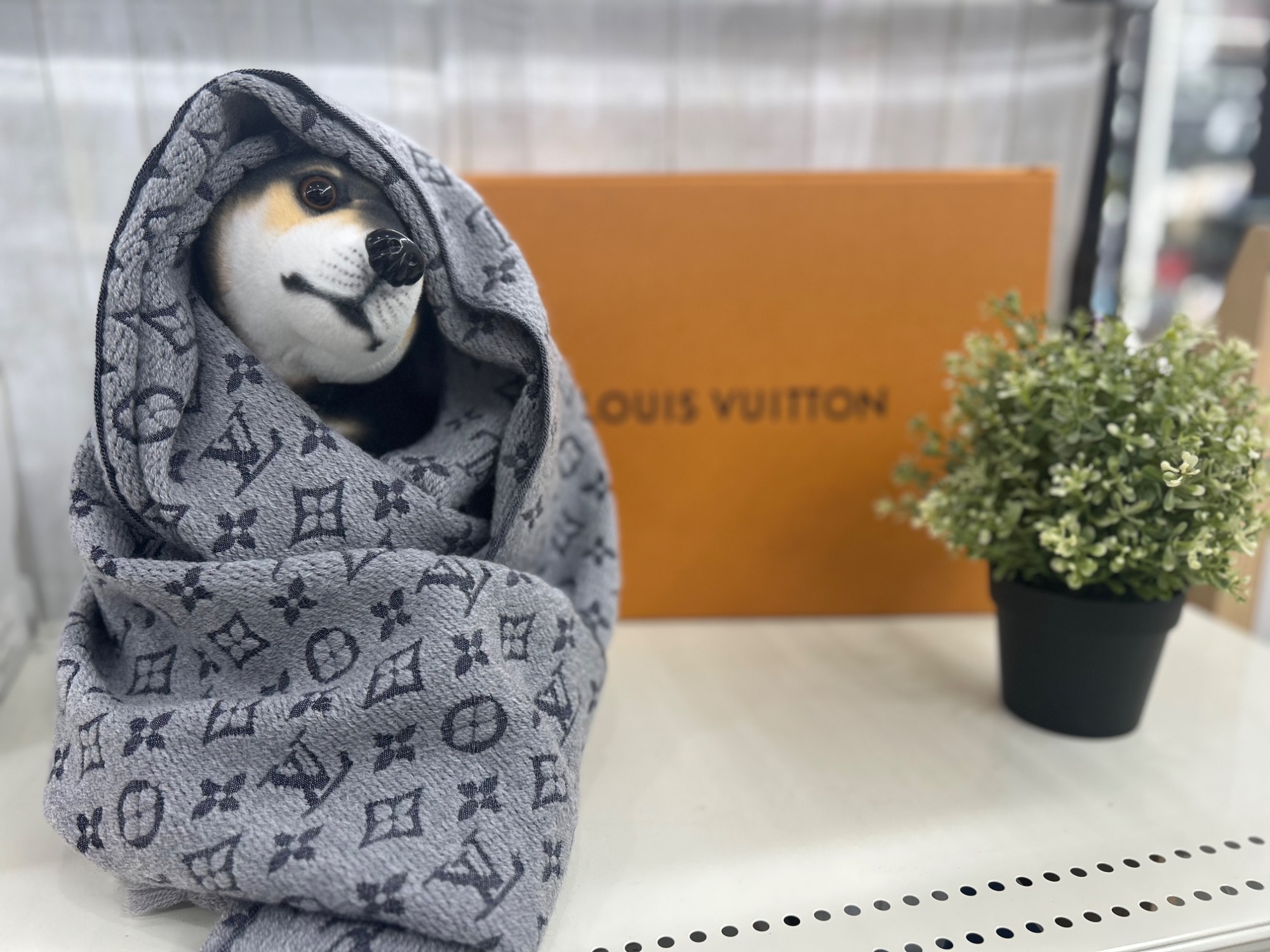 ルイヴィトン　お洋服　マフラー等空箱　ショッパー　まとめ売り マフラー・LV ブラゾン S00｜ルイ・ヴィトン 公式サイト - M77274