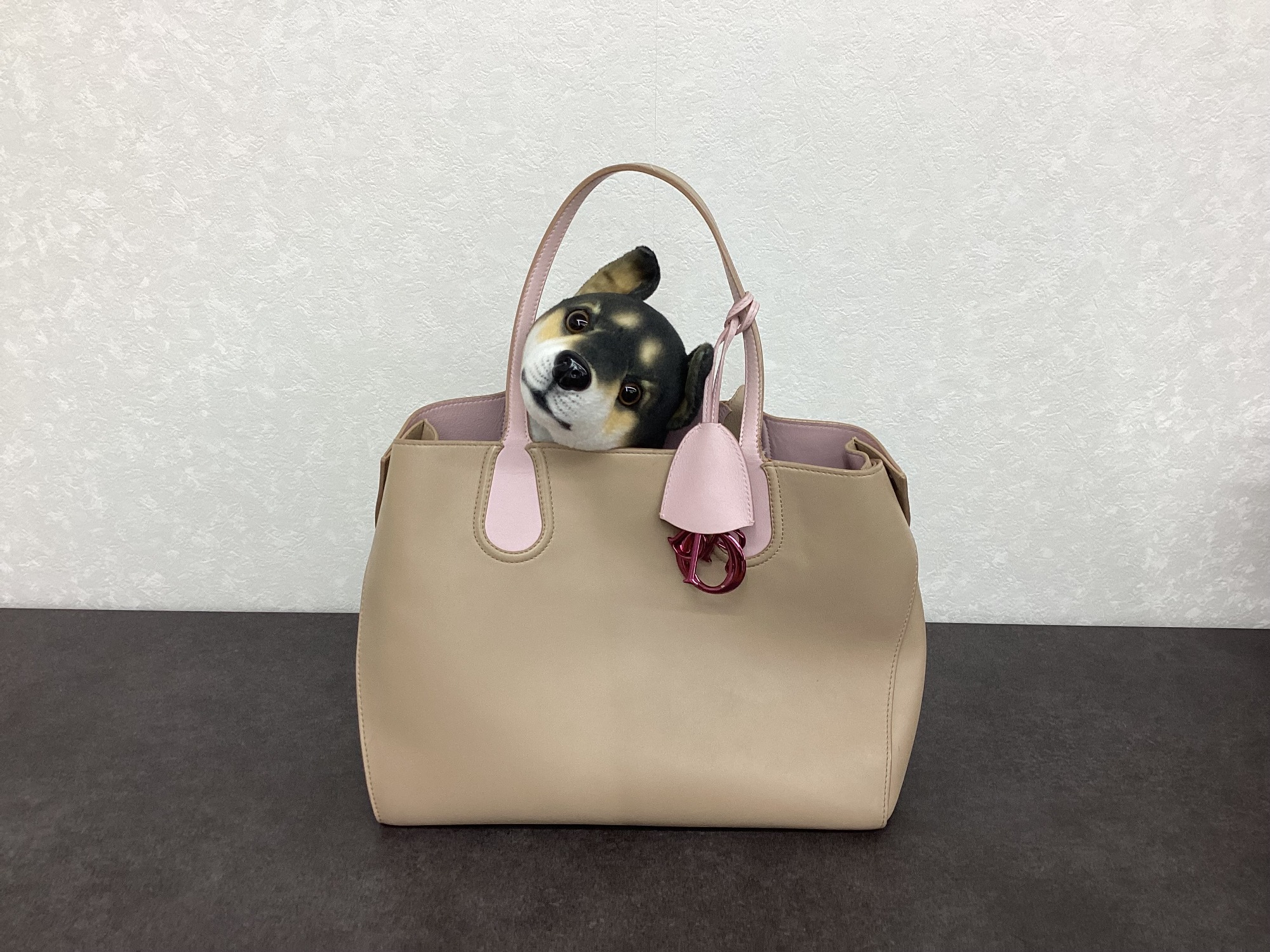 Christian Dior】ピンクベージュのトートバッグのご紹介です