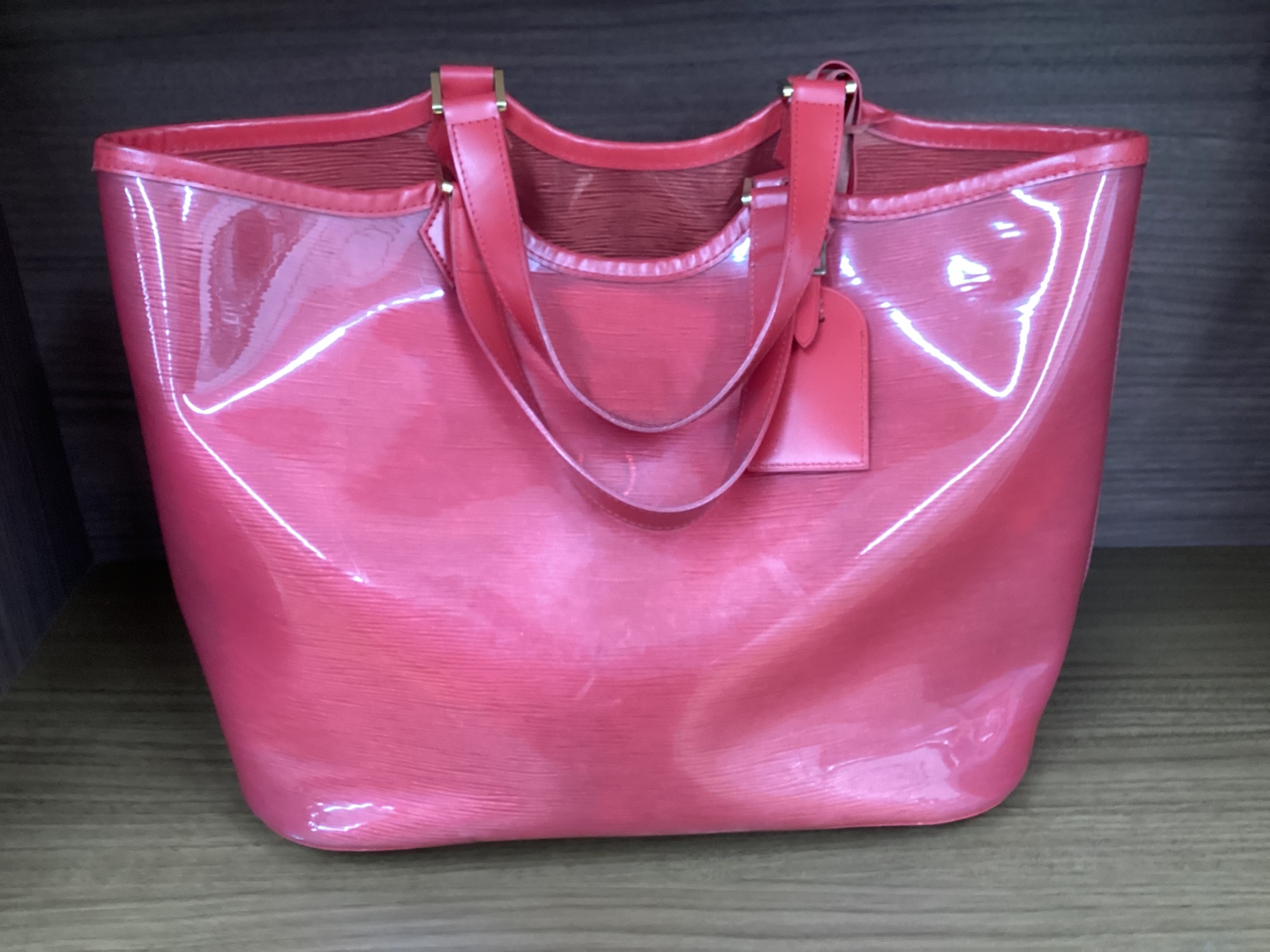 Louis Vuitton エピレザー トートバッグ レッド LOUIS VUITTON ルイ ヴィトン ハンドバッグ ショルダーバッグ