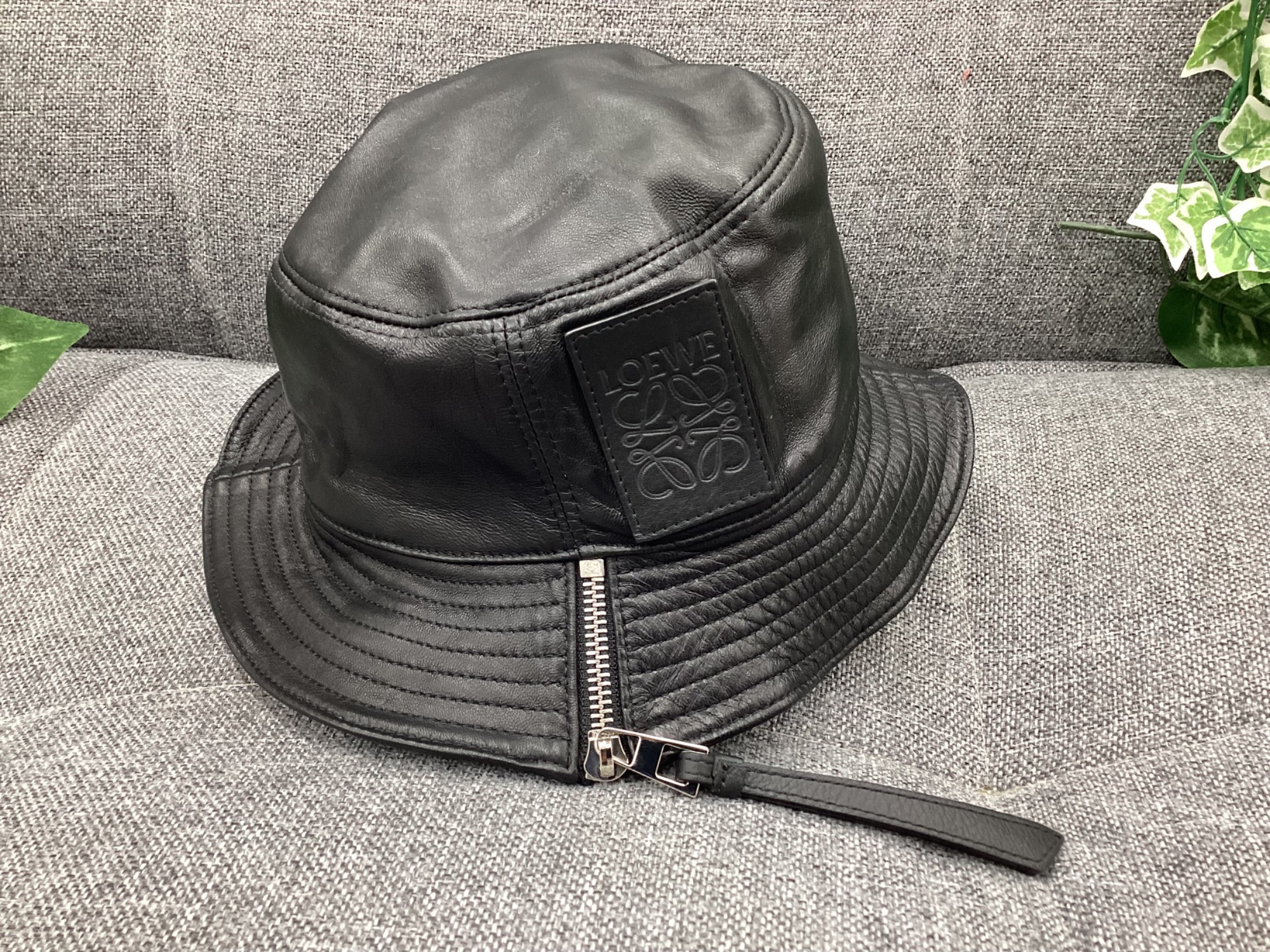 ⭐︎美品⭐︎LOEWE ナパカープバケットハット 57 ブラック フィッシャーマン ⭐︎美品⭐︎LOEWE ナパカープバケットハット 57 ブラック